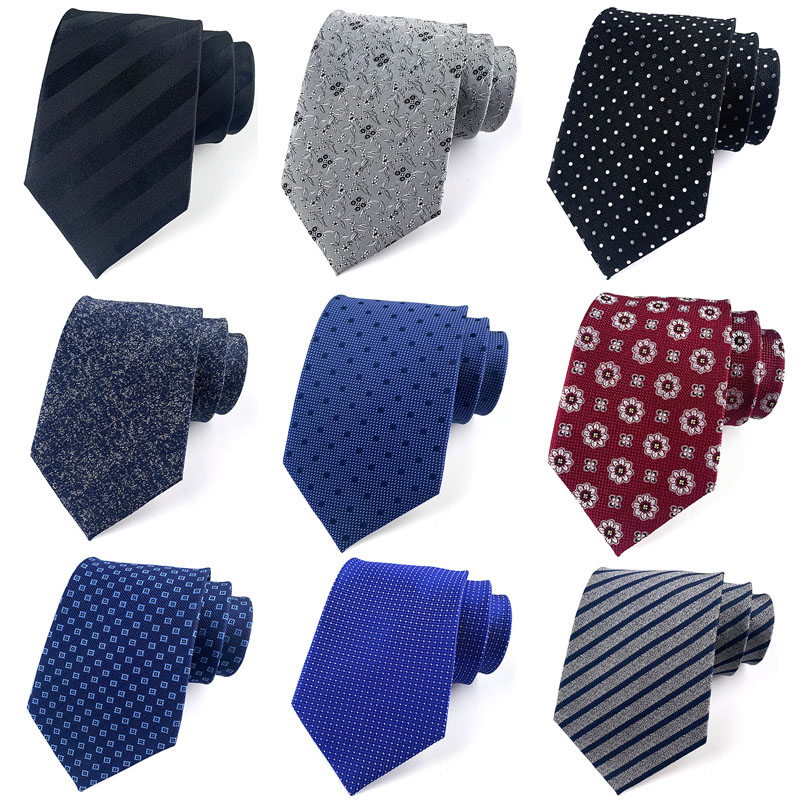 Silk Tie Striped - Fashion Luxury 100% Natural Silk Neck