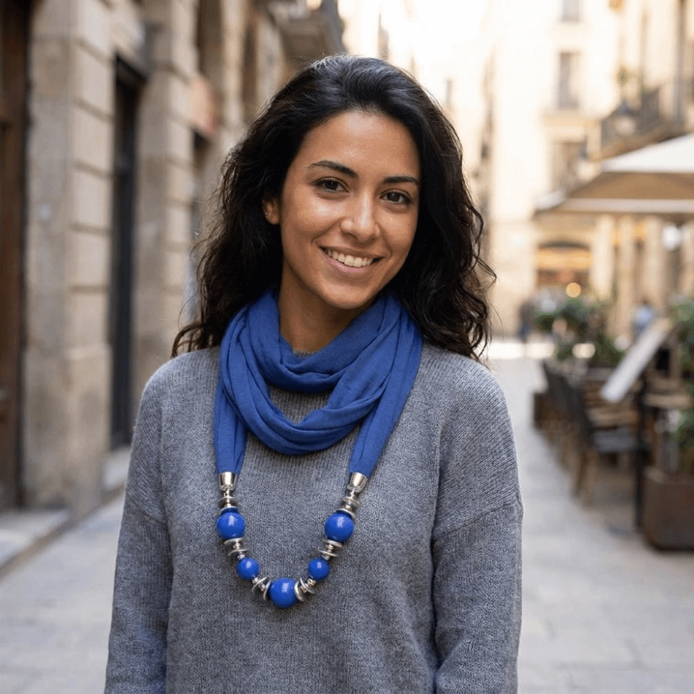 New Chiffon Scarf Beaded Solid - Infinity Scarf Knit review and price