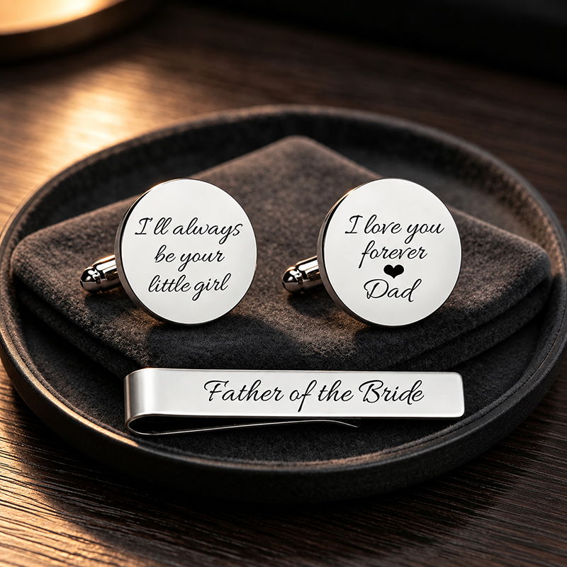 Stainless Steel Cufflinks and  - Tie Bar Set Gift review and price