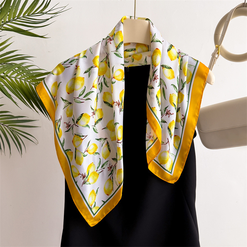 1pcs Summer Bright Color Oil P - Ascot Neck Scarf review and price