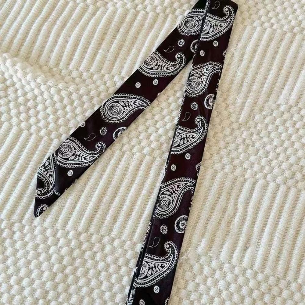 Personality Polyester Striped  - Skinny Tie Men review and price