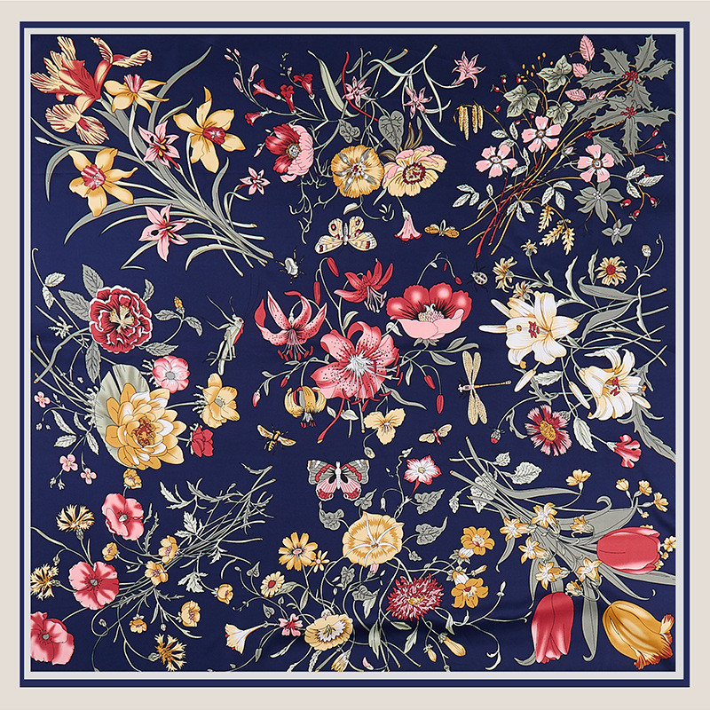 POBING Twill Silk Scarf Women  - Scarf Silk Square review and price