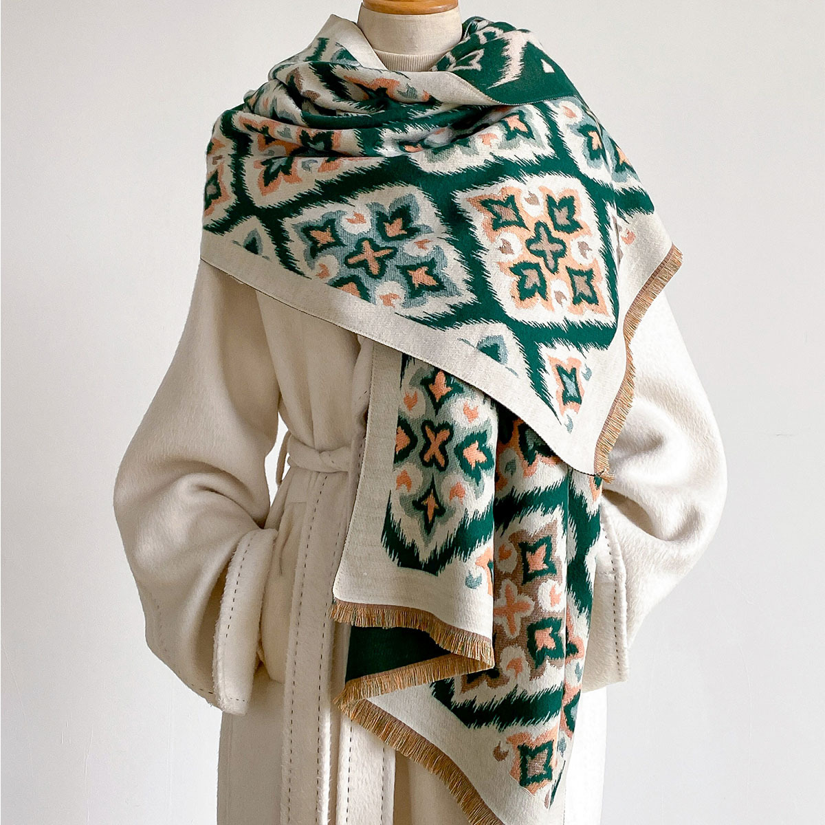 Women Reversible Imitation Cas - Woven Scarf Blanket review and price