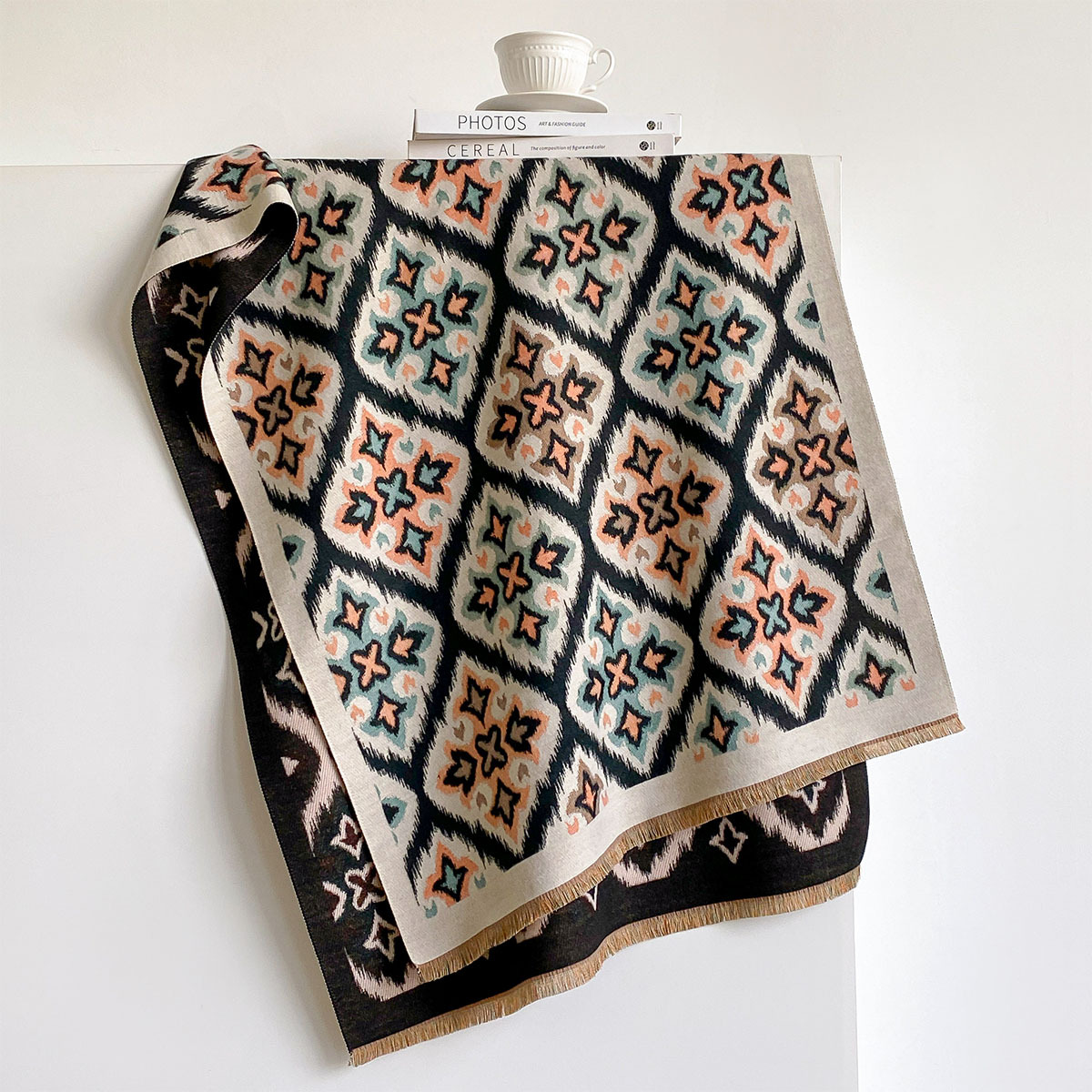 Women Reversible Imitation Cas - Woven Scarf Blanket review and price