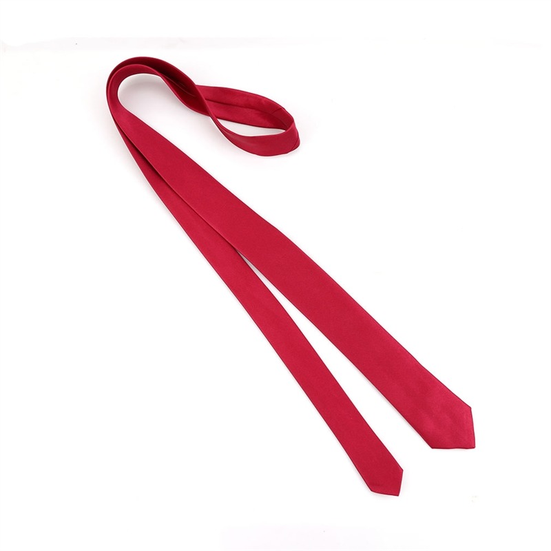 Fashion Elegant Solid Color Ne - Skinny Tie Men review and price