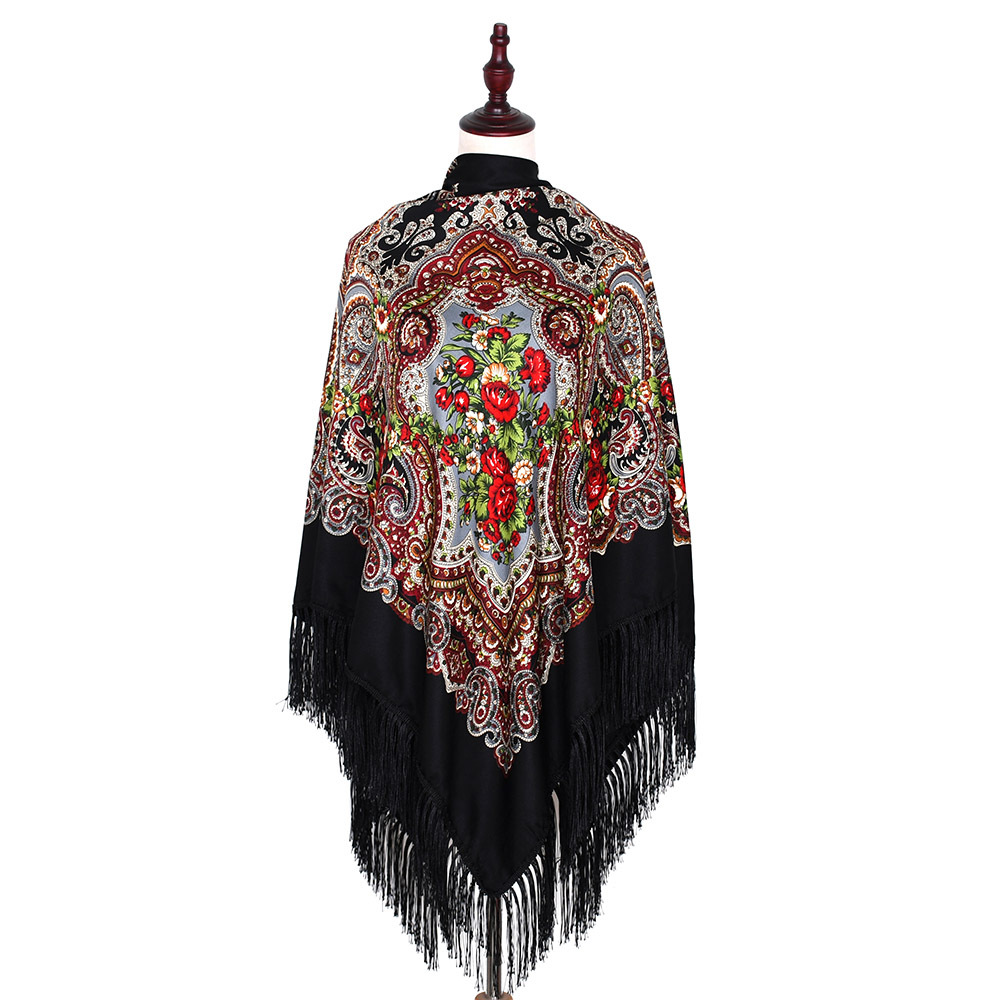 160*160cm Russian Scarf Women  - Bandana Cotton review and price