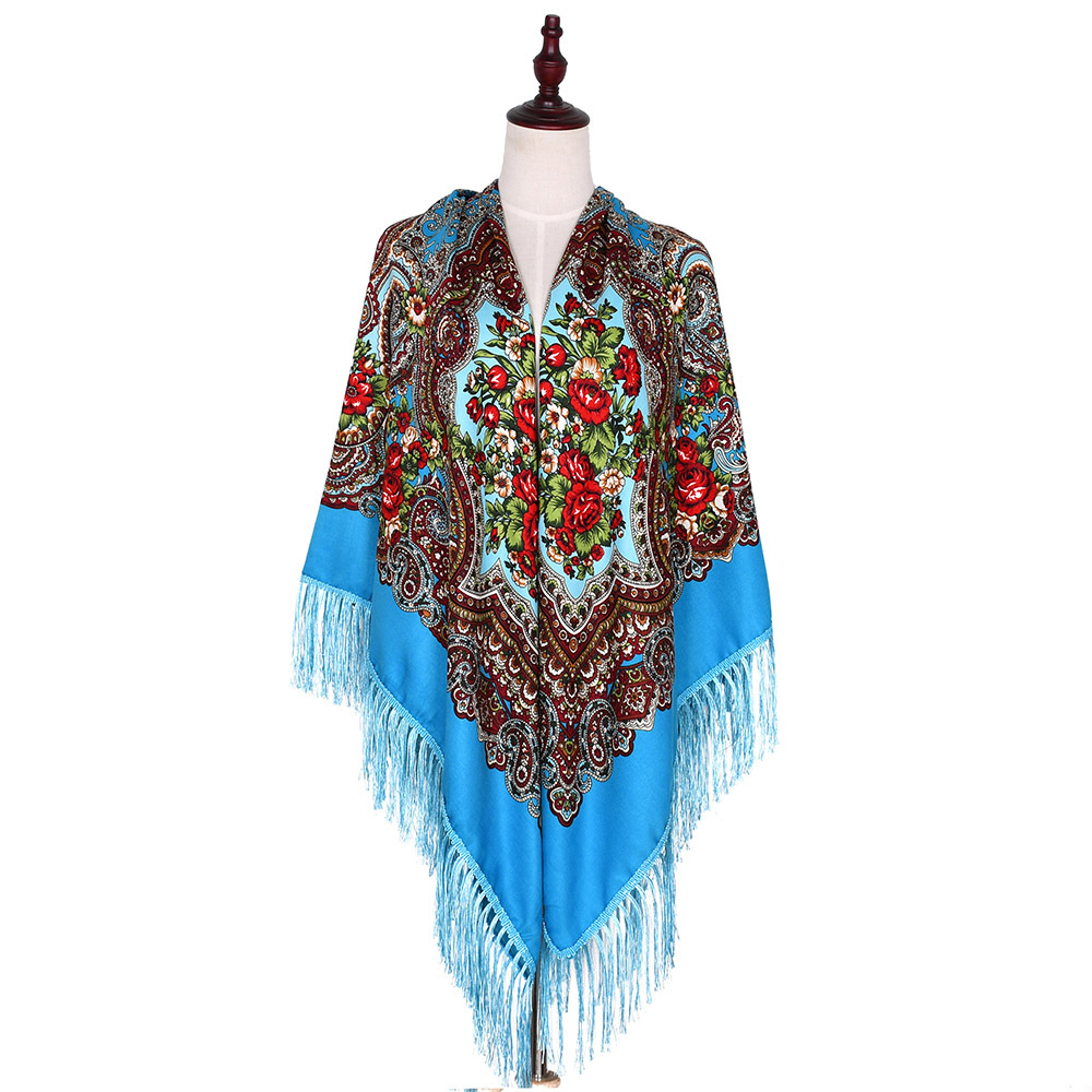 160*160cm Russian Scarf Women  - Bandana Cotton review and price