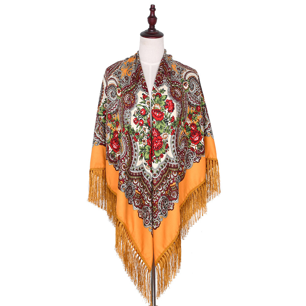 160*160cm Russian Scarf Women  - Bandana Cotton review and price
