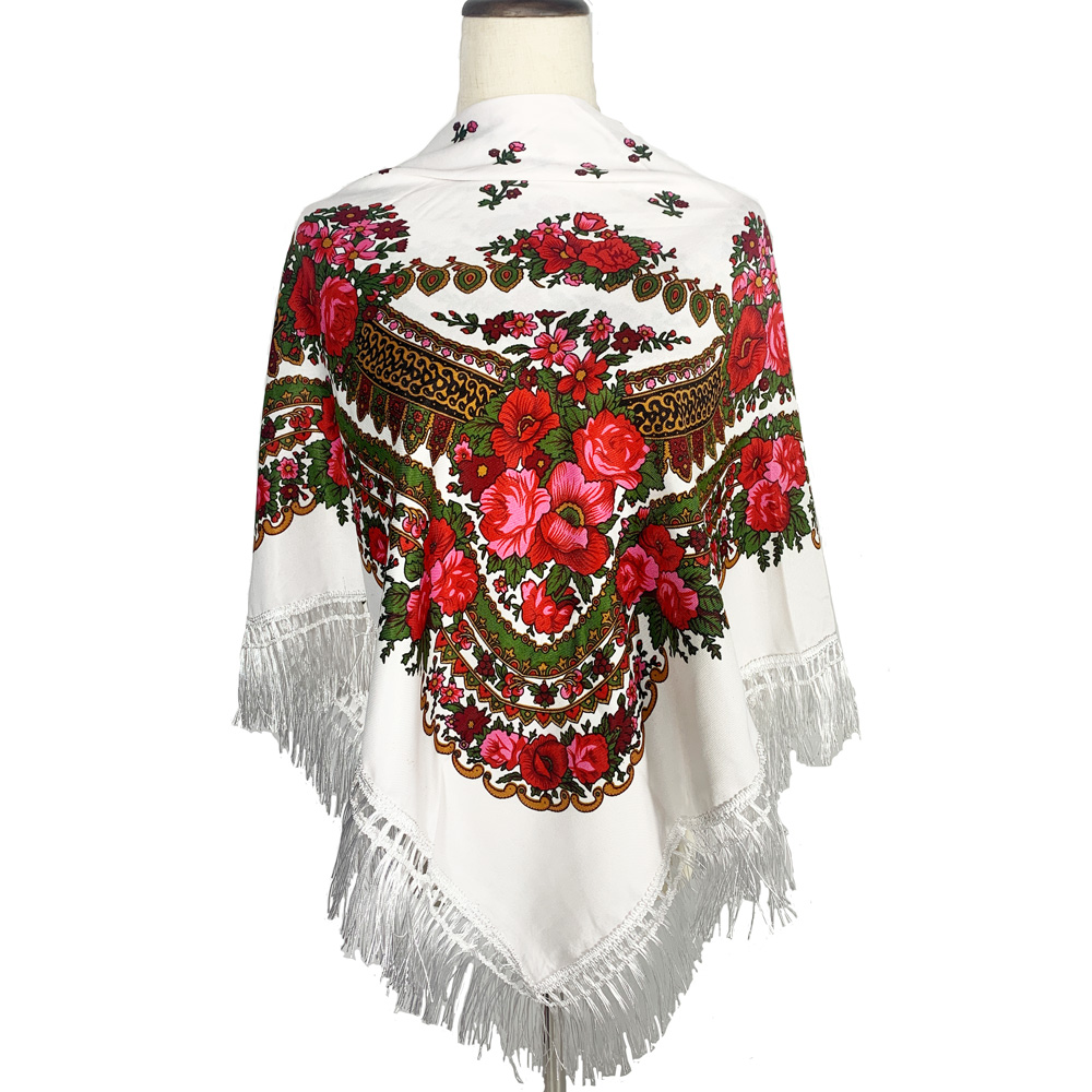 120*120cm Retro Floral Printed - Bandana Cotton review and price
