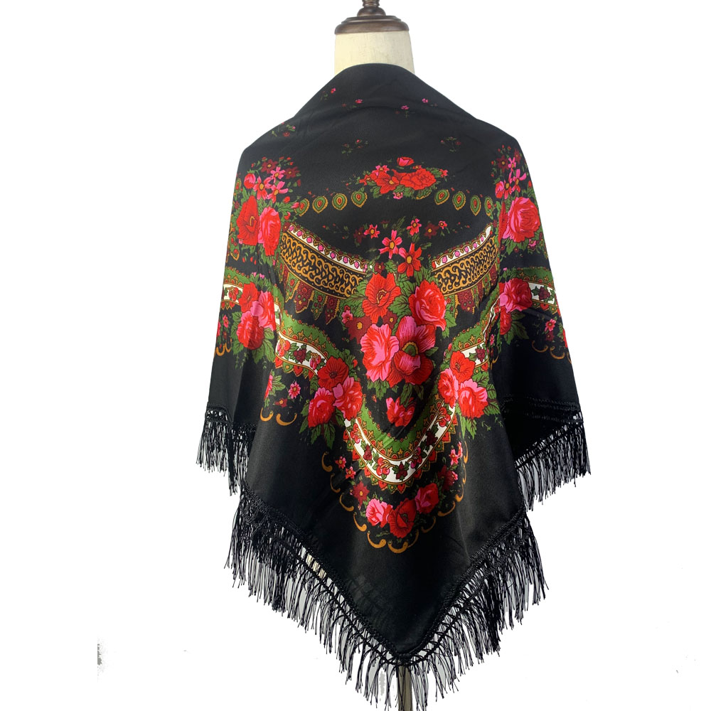 120*120cm Retro Floral Printed - Bandana Cotton review and price