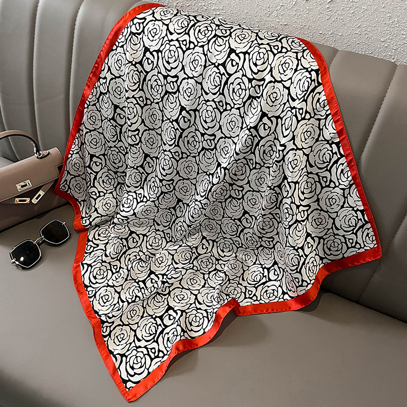 Print 70cm Silk Satin Headkerc - Ascot Neck Scarf review and price