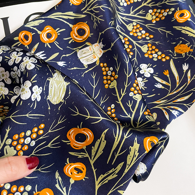 2026 Fashion 100% Real Silk Sq - Ascot Neck Scarf review and price