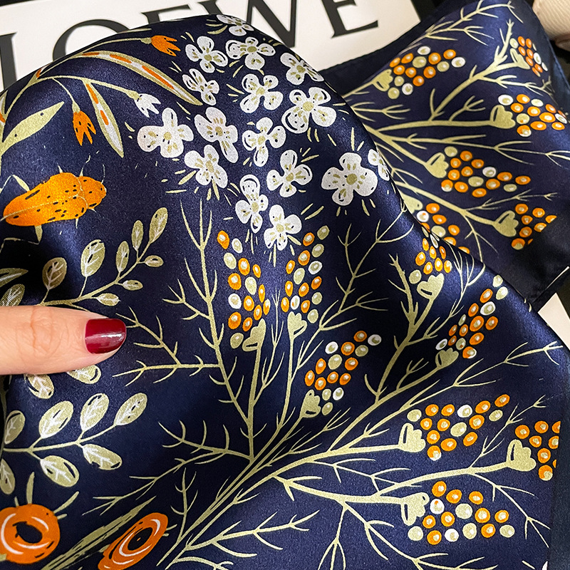 2026 Fashion 100% Real Silk Sq - Ascot Neck Scarf review and price