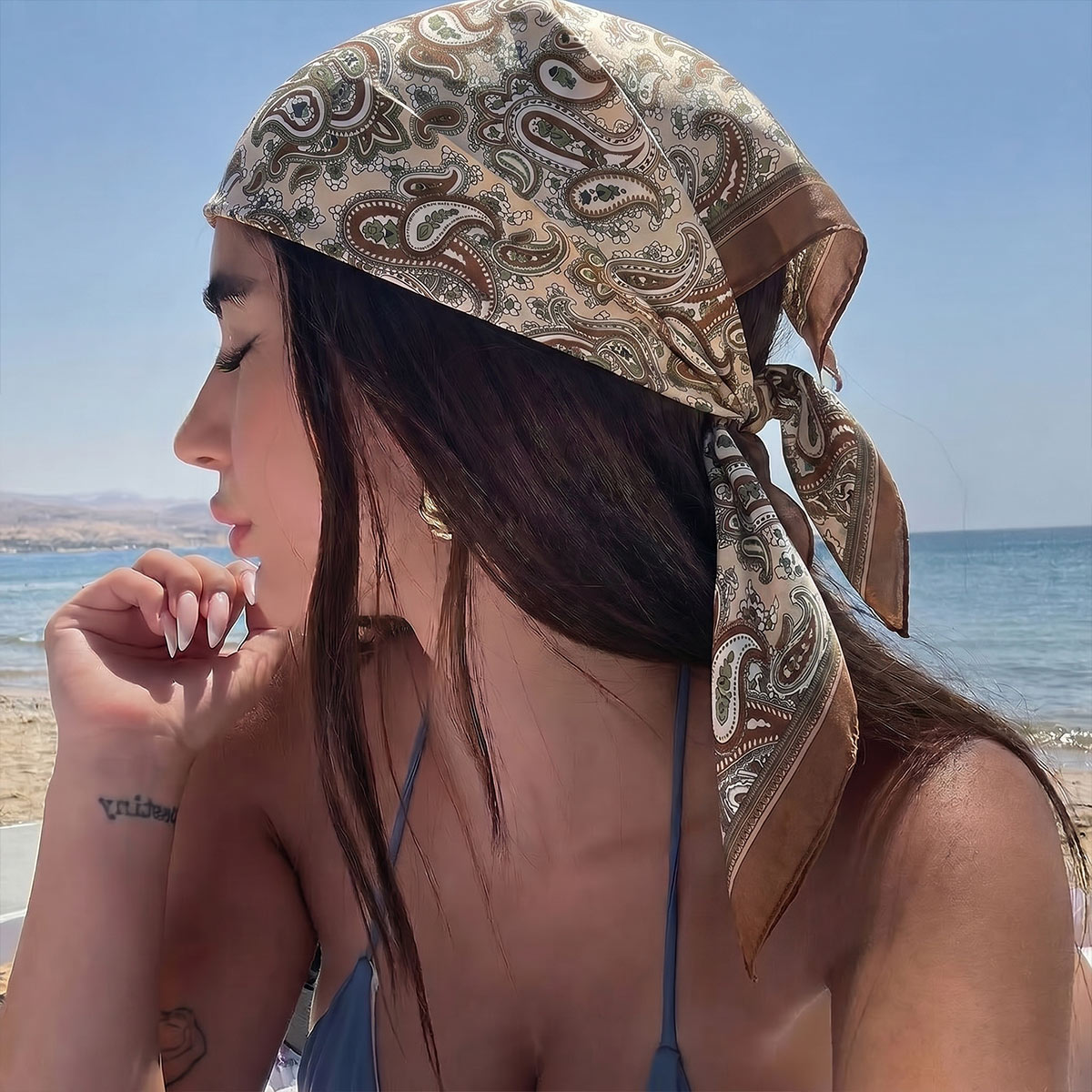 New Design Fashion Square Silk - Scarf Silk Square review and price