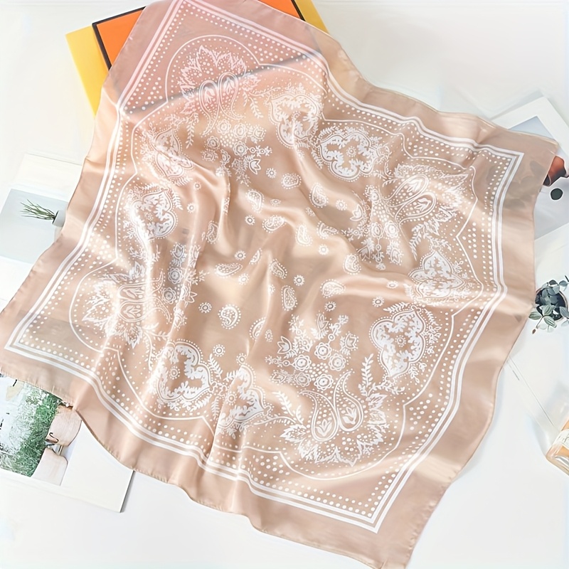Luxury Brand Silk Square Plaid - Ascot Neck Scarf review and price