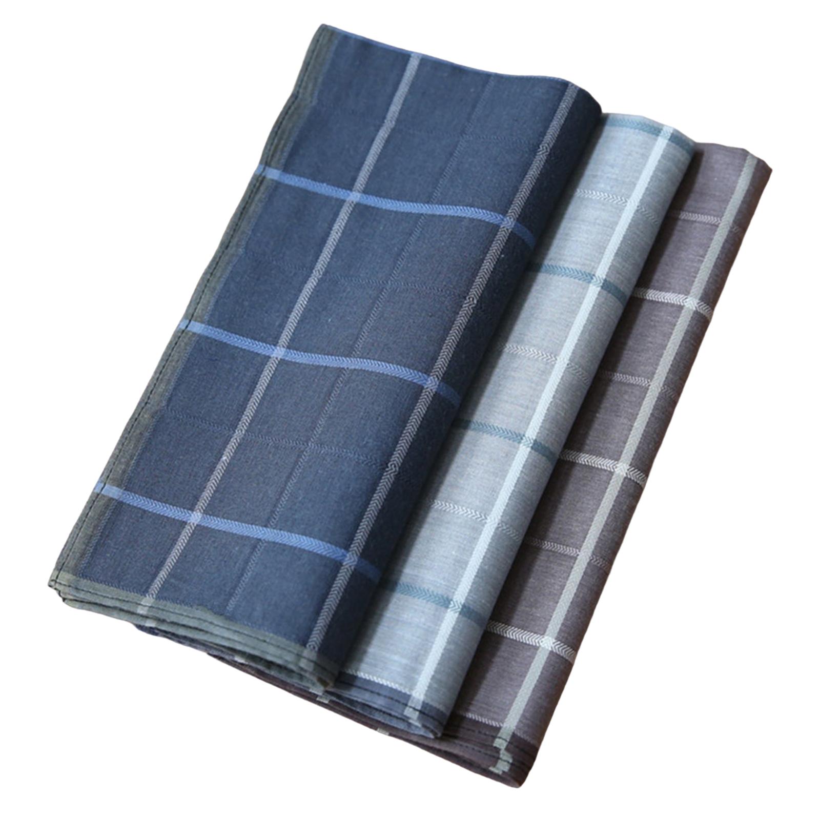 3 Pieces Men's Handkerchiefs C - Handkerchief Cotton Men review and price
