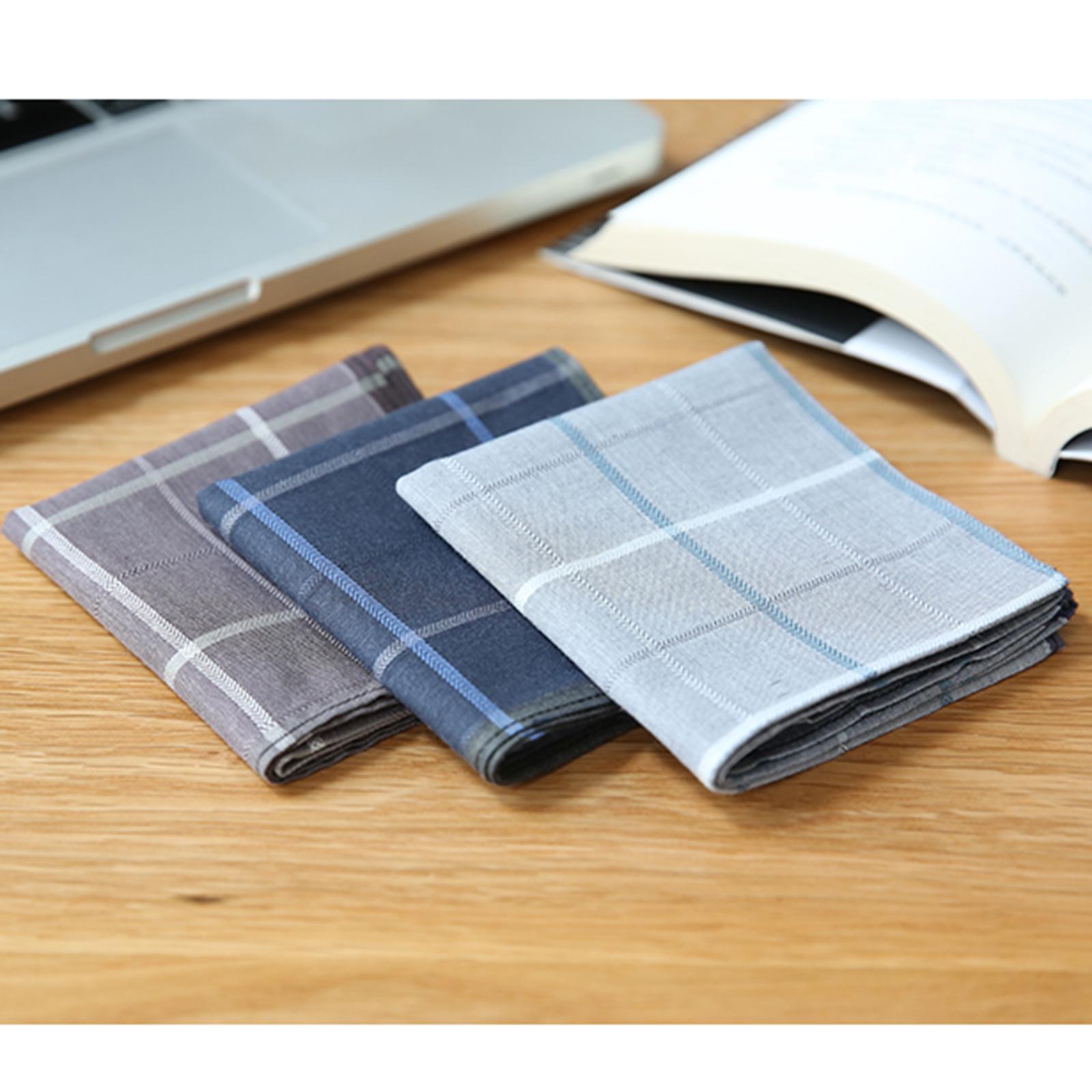 3 Pieces Men's Handkerchiefs C - Handkerchief Cotton Men review and price