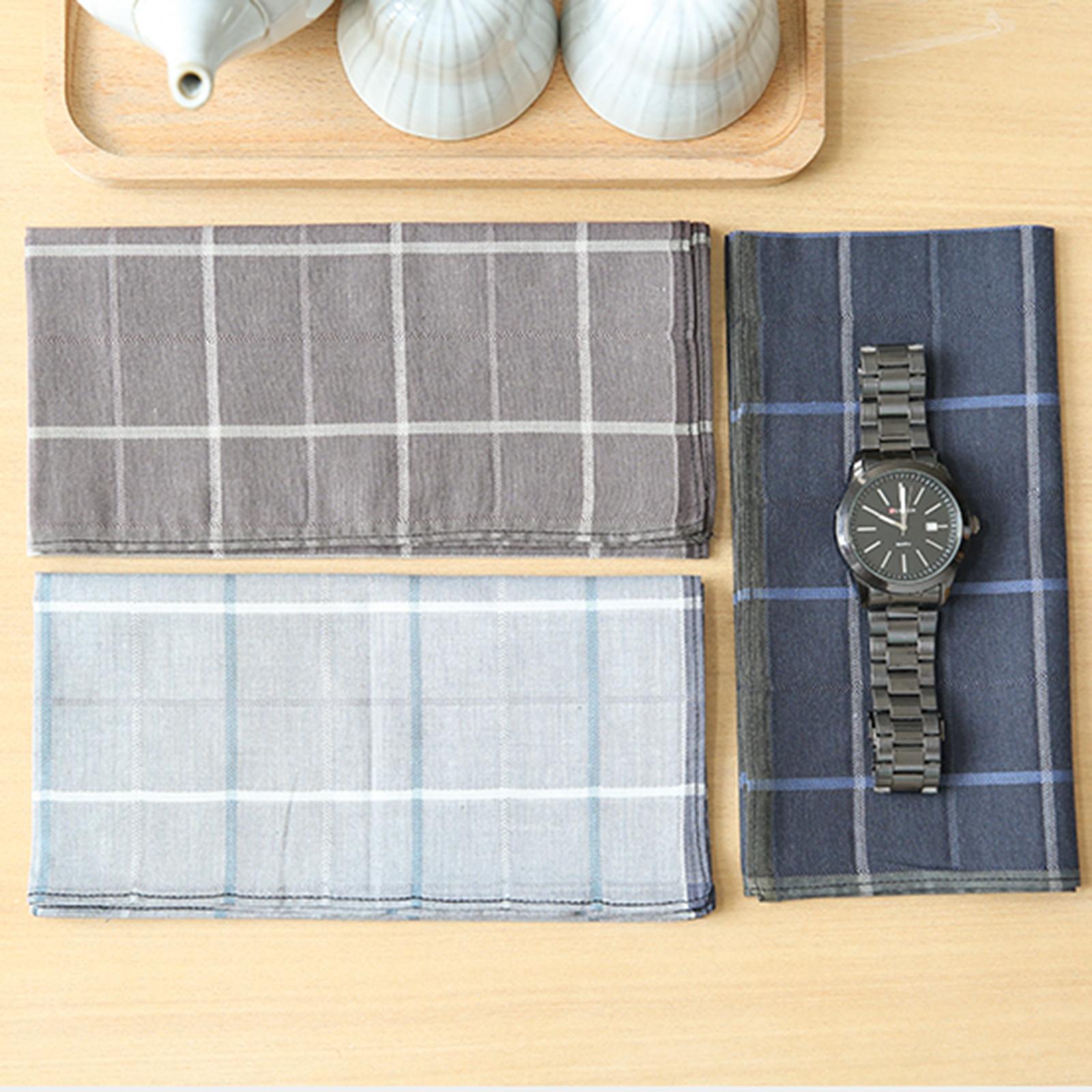 3 Pieces Men's Handkerchiefs C - Handkerchief Cotton Men review and price