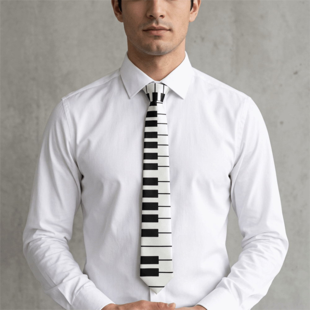 Simple Skinny Piano Necktie Sl - Skinny Tie Men review and price
