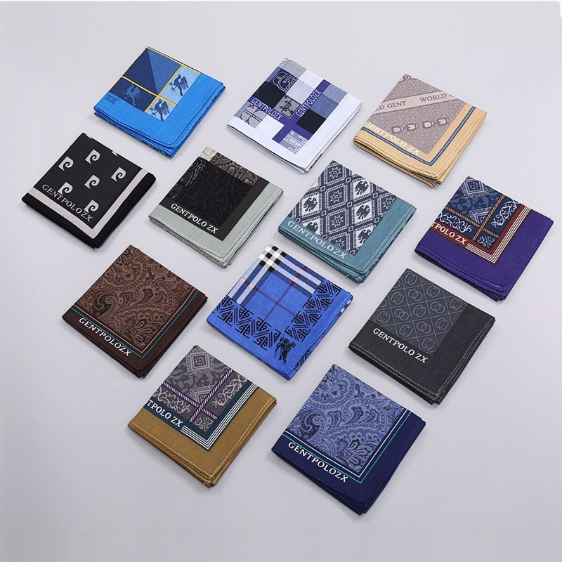 3Pcs Men's Pure Cotton Printed - Pocket Square Set review and price