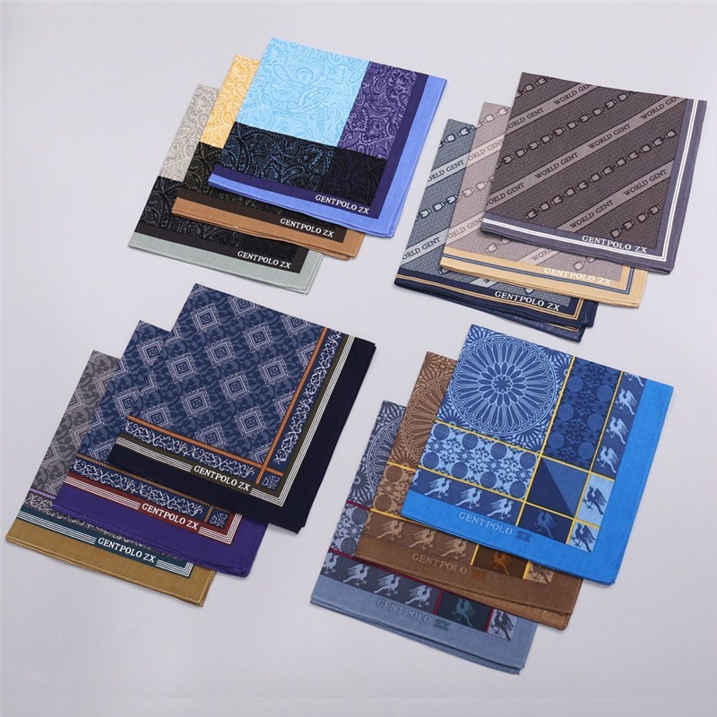 3Pcs Men's Pure Cotton Printed - Pocket Square Set review and price