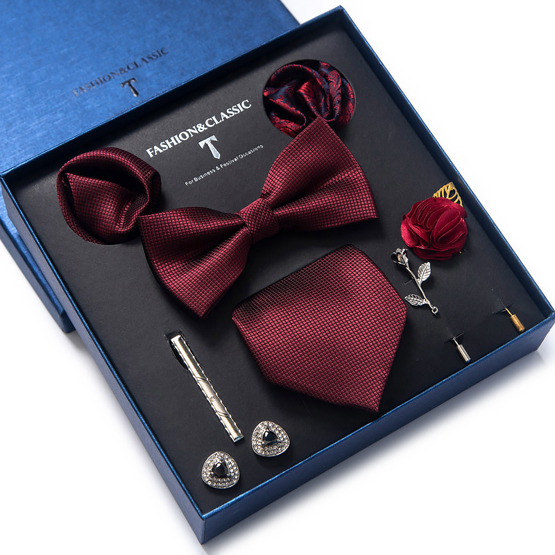 Holiday Present Tie Handkerchi - Silk Tie Striped review and price