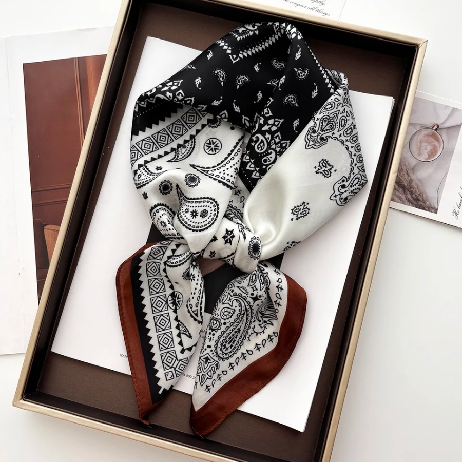2025 Silk Shawl Square Scarf F - Bandana Cotton review and price