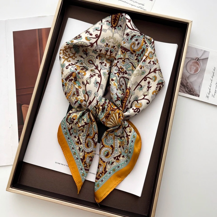2025 Silk Shawl Square Scarf F - Bandana Cotton review and price